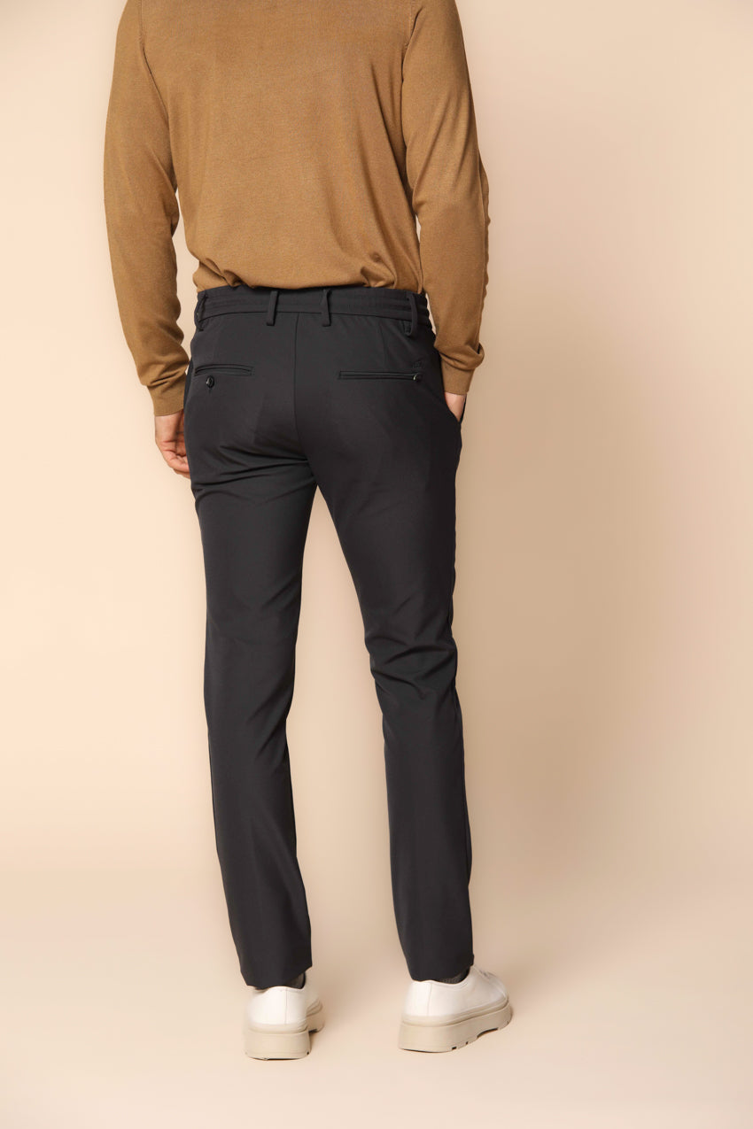 Milano Jogger pantalon chino homme en jersey technique coupe extra slim