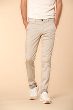 Torino pantalon chino homme en satin technique travel stretch Slim Fit