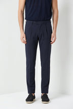 Torino 1 Pinces Dynamic men's chino jogger pants in super technical jersey slim fit