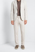 Torino 1 Pinces Dynamic men's chino jogger pants in super technical jersey slim fit