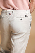 New York pantalon chino homme en lin et twill de coton regular fit