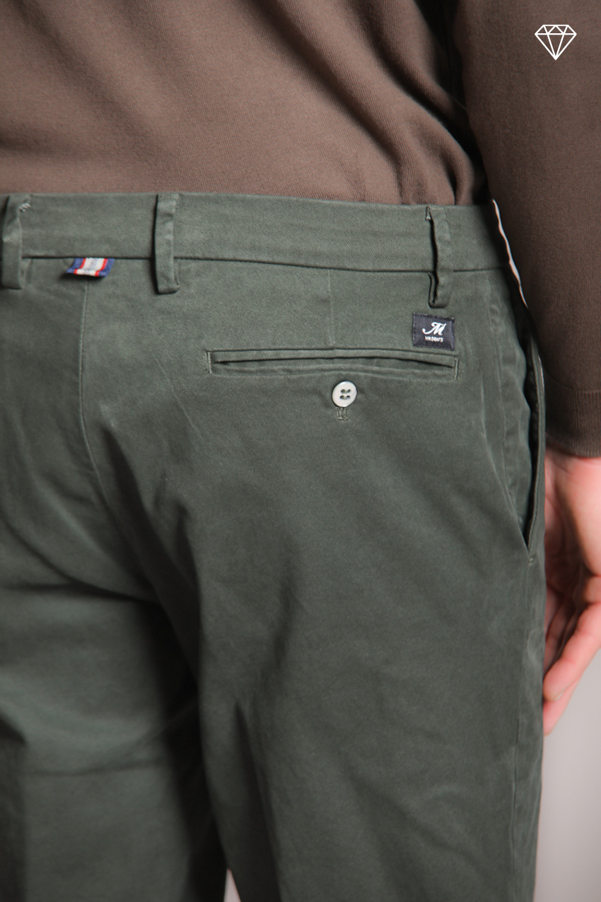 New York pantalon chino homme en gabardine stretch regular fit ①