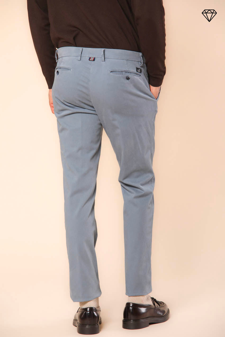 New York pantalon chino homme en gabardine stretch coupe régulière  ①