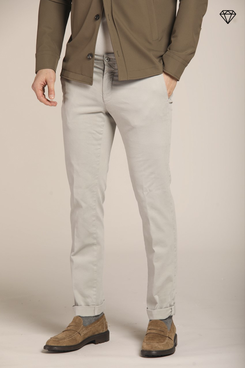 New York Herren Chino Hose aus Gabardine Stretch regular Fit  ①.