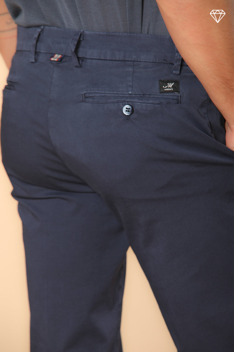 New York Herren Chino Hose aus Stretch-Satin Regular Fit ①