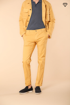 New York pantalon chino homme en satin stretch regular fit ①