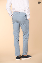 New York pantalon chino homme en satin stretch regular fit ①