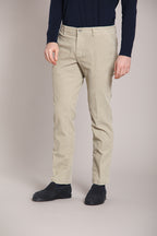 Foto 1 New York pantalone chino uomo in velluto 1000 righe regular fit