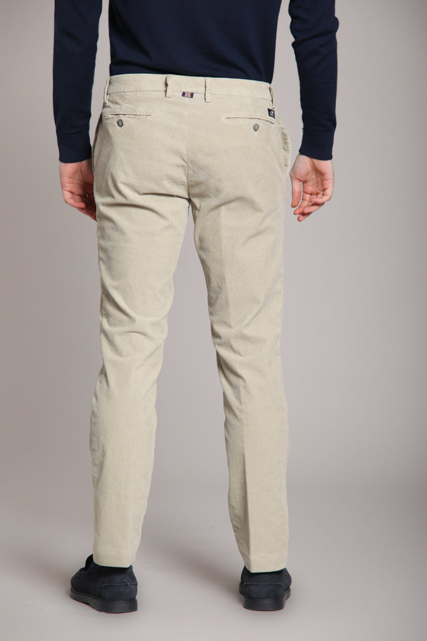 Foto 4 New York pantalone chino uomo in velluto 1000 righe regular fit