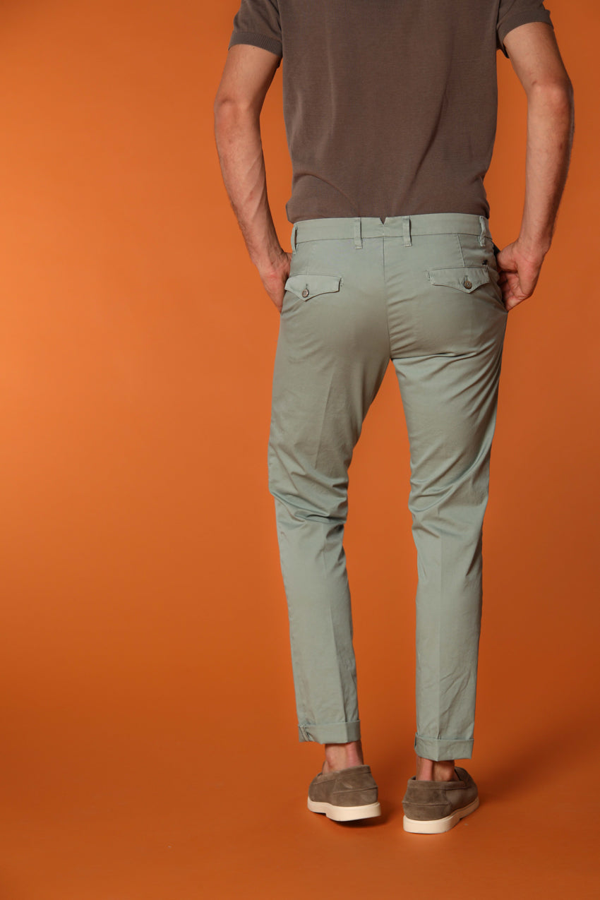 New York City pantalon chino homme en twill de coton pima léger stretch regular fit 