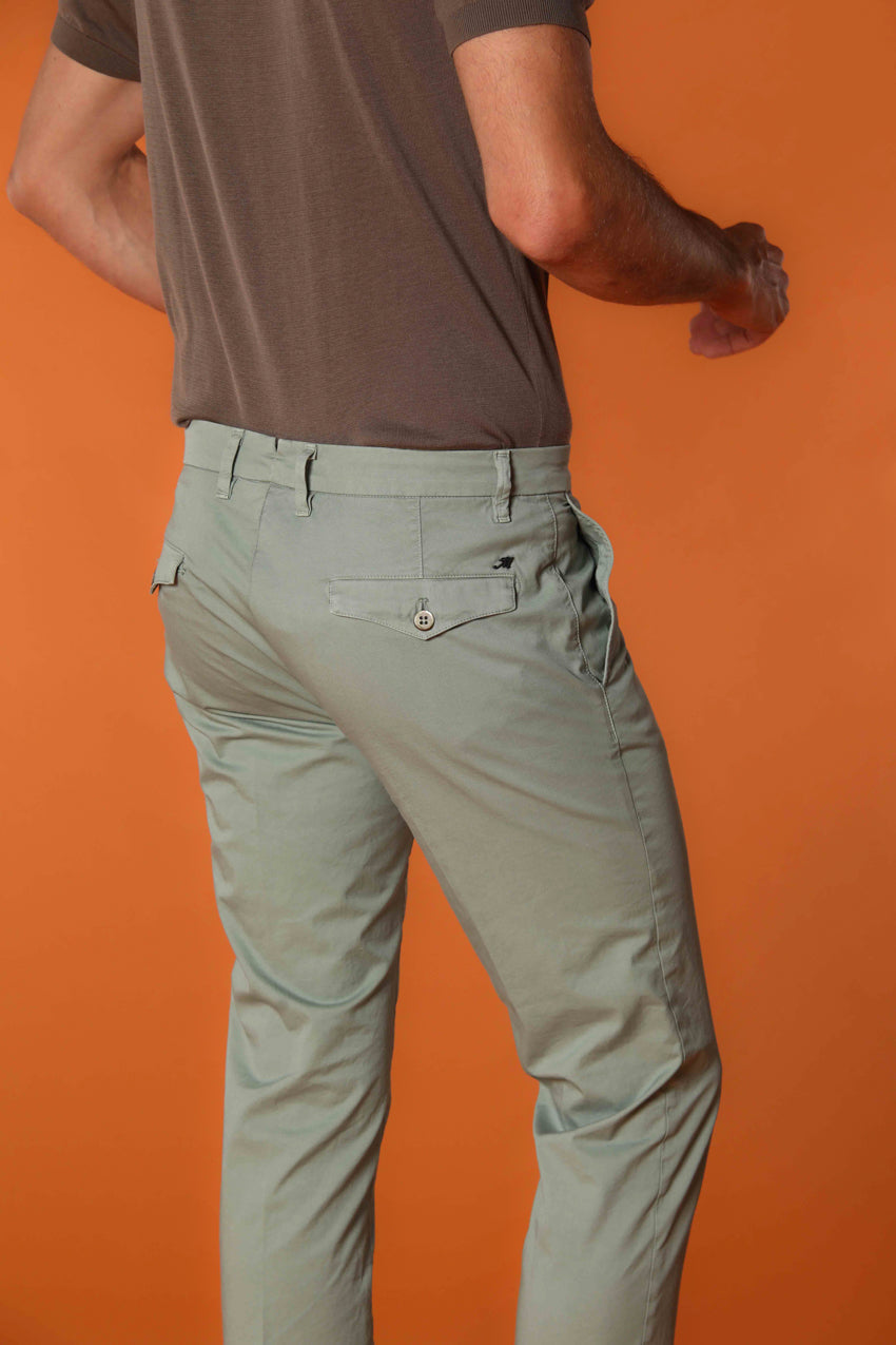 New York City men's chino pants in lightweight stretch pima cotton twill regular fit