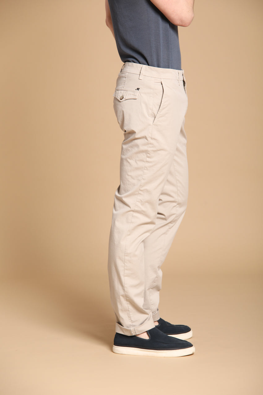 New York City pantalon chino homme en twill de coton pima léger stretch regular fit