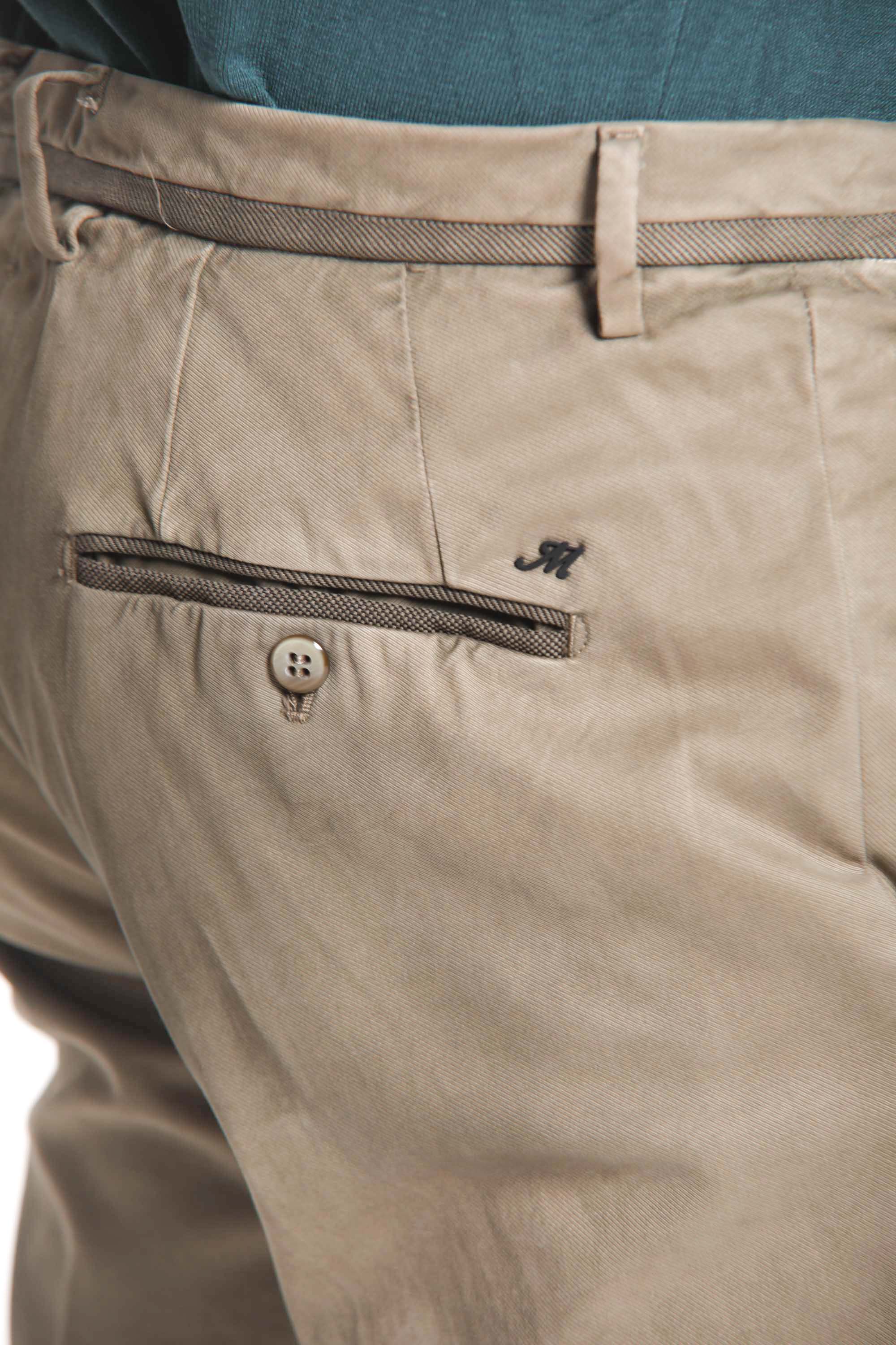 New York Tapes pantalon chino homme en coton à motif diagonale coupe regular