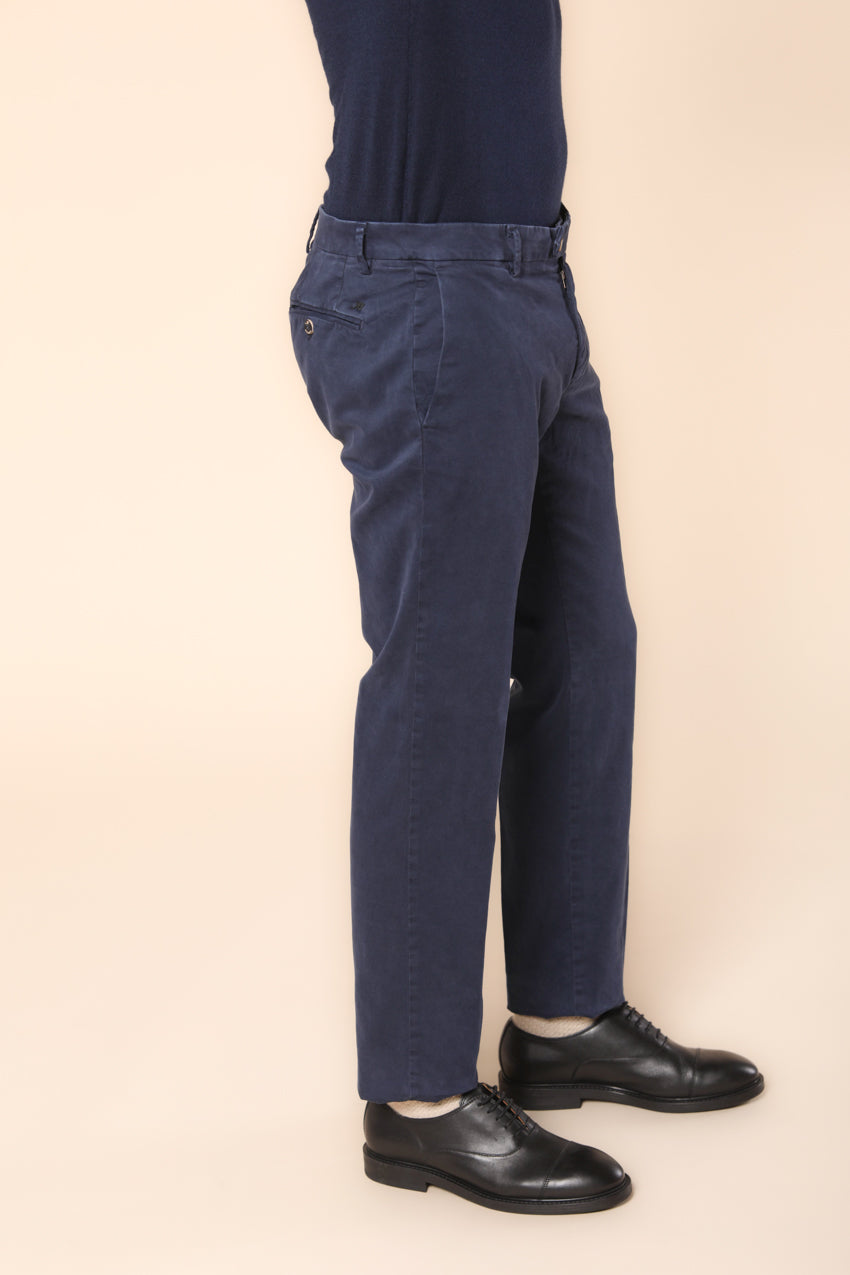 New York Times Herren Chino-Hose aus Gabardine mit Schneidedetails regular Fit