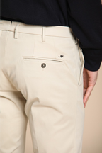 New York men's chino pants in piece-dyed gabardine regular fit