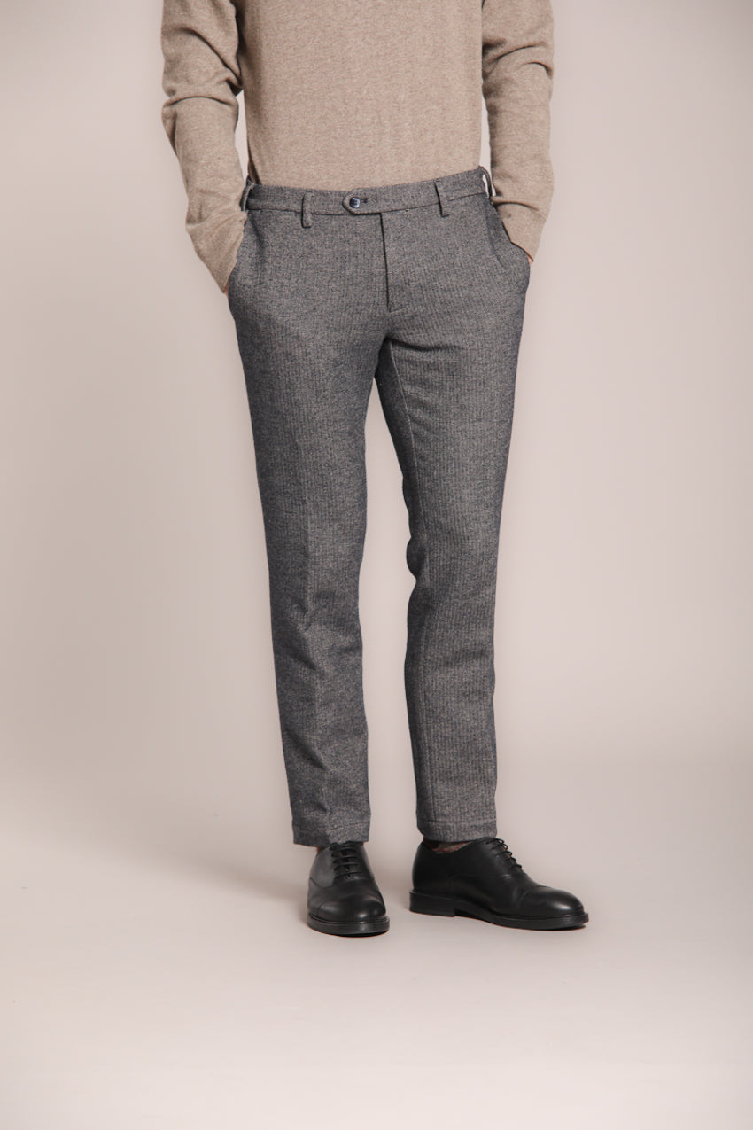 Foto 1 New York pantalone chino uomo stampa resca bicolor regular fit