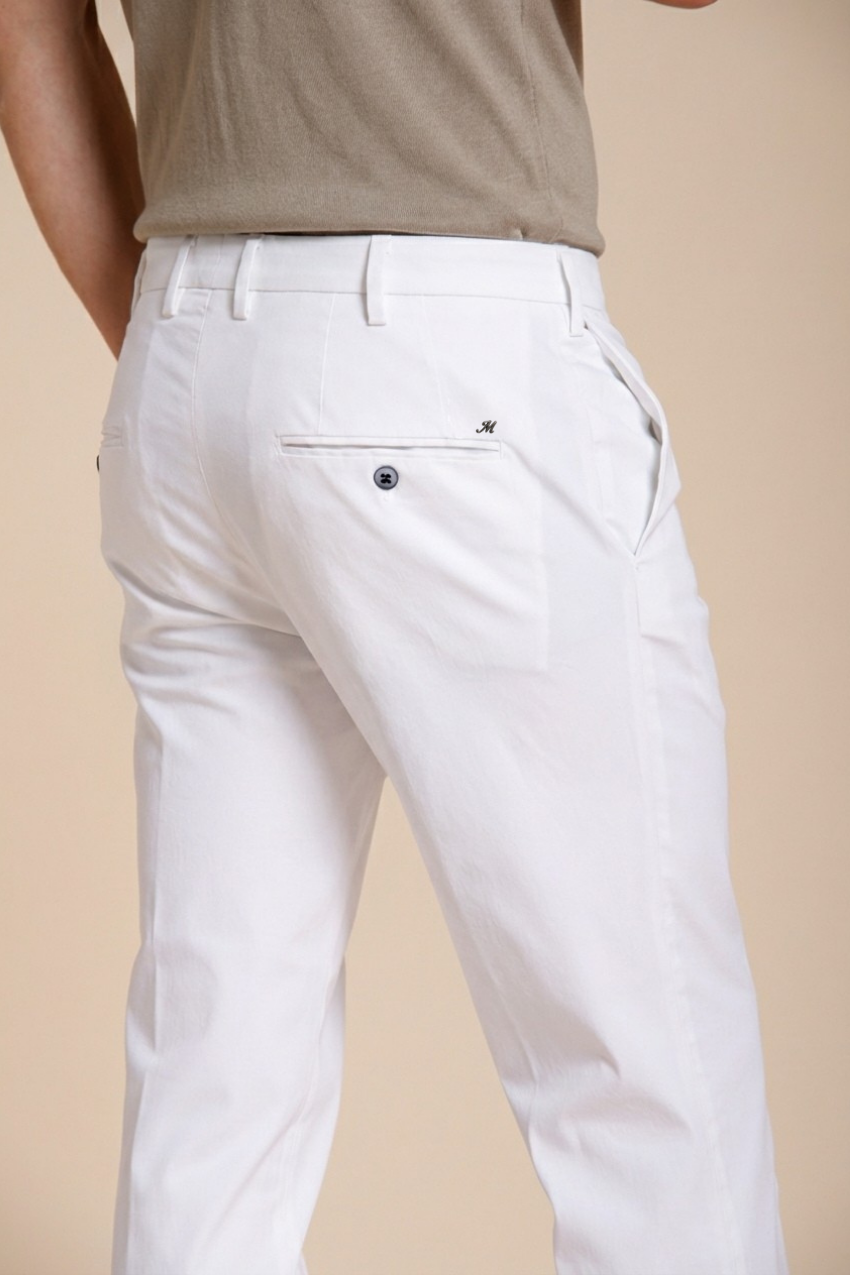 New York pantalon chino homme en gabardine stretch regular fit ①