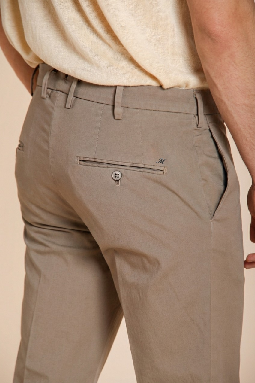 New York pantalon chino homme en gabardine stretch regular fit ①