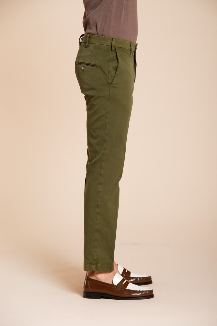 New York men's chino pants in stretch gabardine regular fit ①
