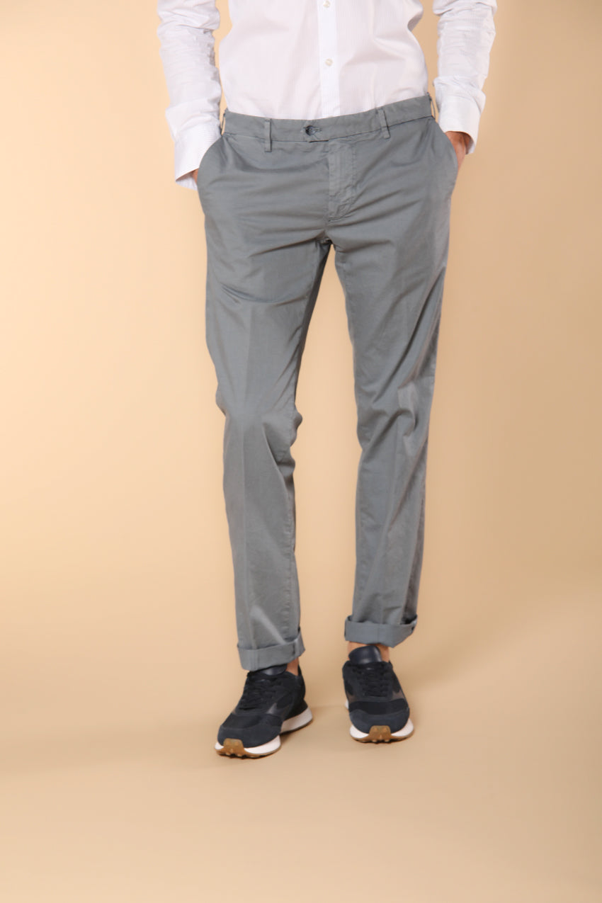 New York Sartoriale pantalon chino homme sartorial en coton pima regular fit 