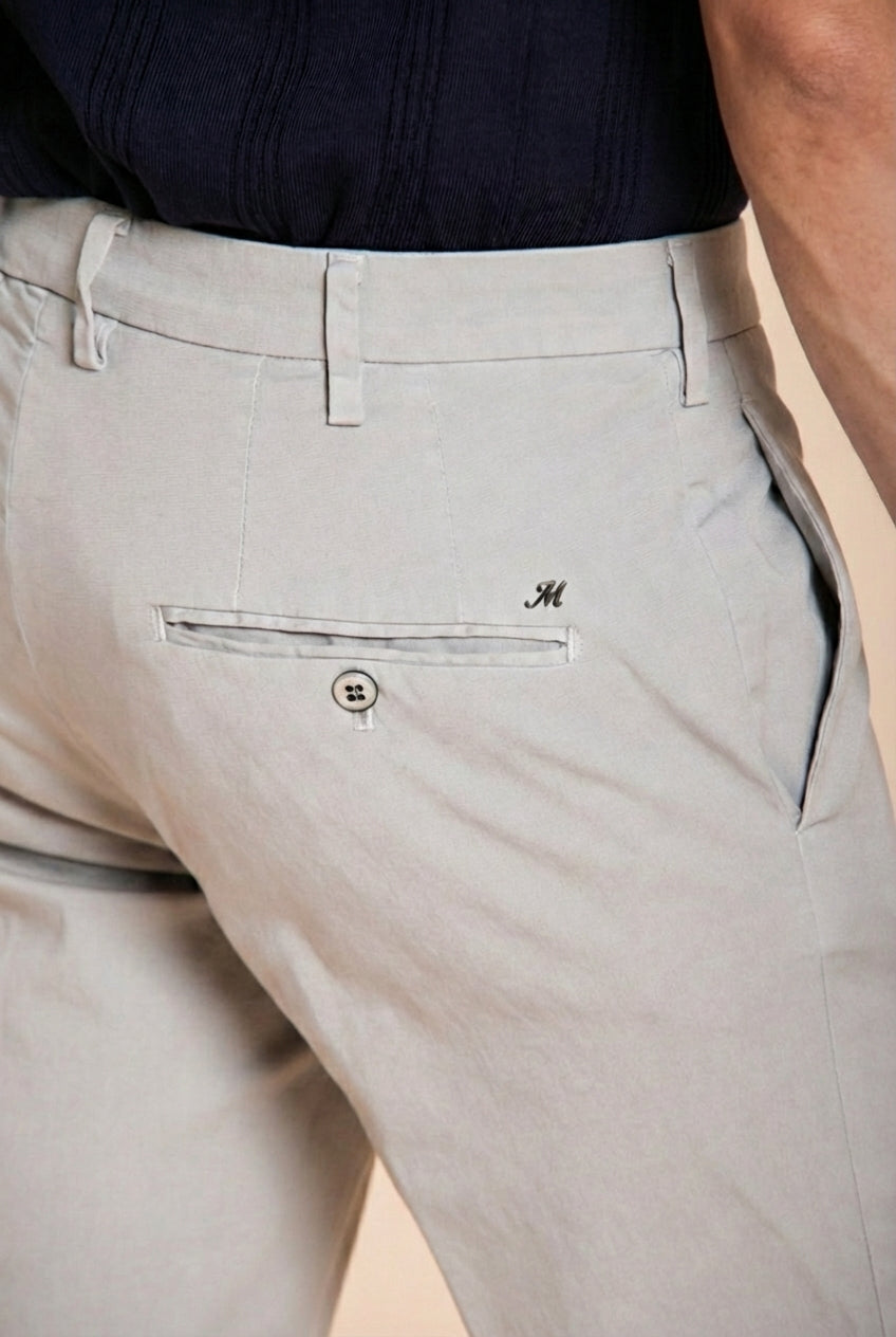 New York pantalon chino homme en gabardine stretch regular fit ①