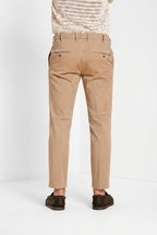New York pantalon chino homme en gabardine stretch regular fit ①