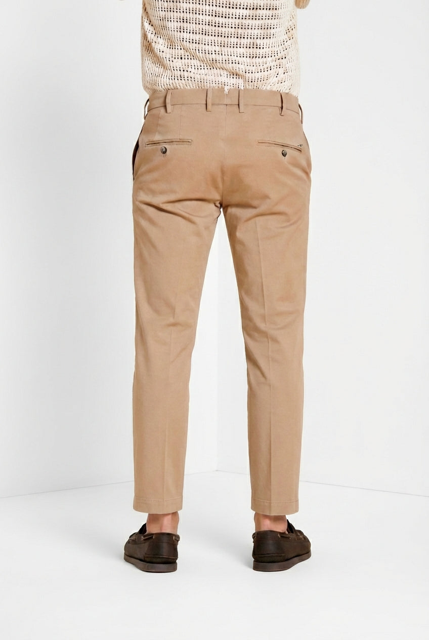 New York pantalon chino homme en gabardine stretch regular fit ①