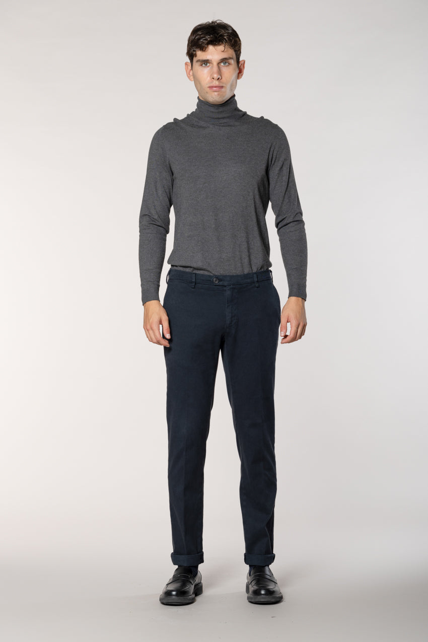 New York Sartoriale pantalone chino uomo sartoriale in cotone cashmere regular fit