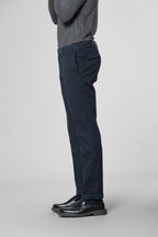 New York Sartoriale men's chino pants tailored in cotton cashmere regular fit