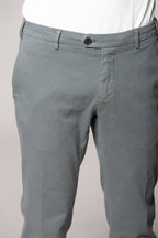 New York Sartoriale men's chino pants tailored in cotton cashmere regular fit