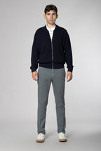 New York Sartoriale men's chino pants tailored in cotton cashmere regular fit