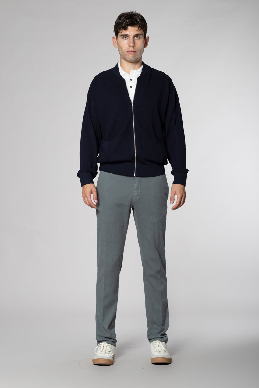 New York Sartoriale men's chino pants tailored in cotton cashmere regular fit