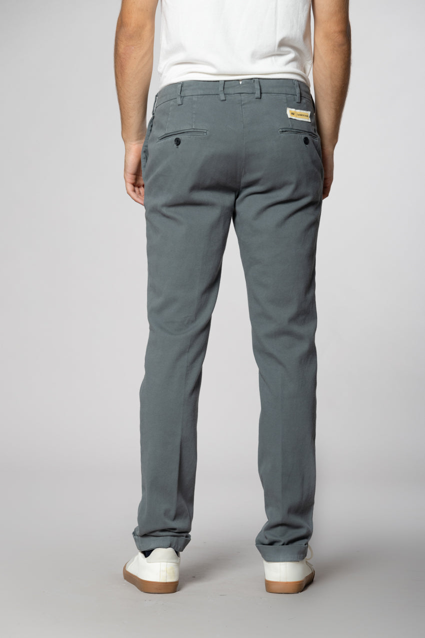 New York Sartoriale men's chino pants tailored in cotton cashmere regular fit