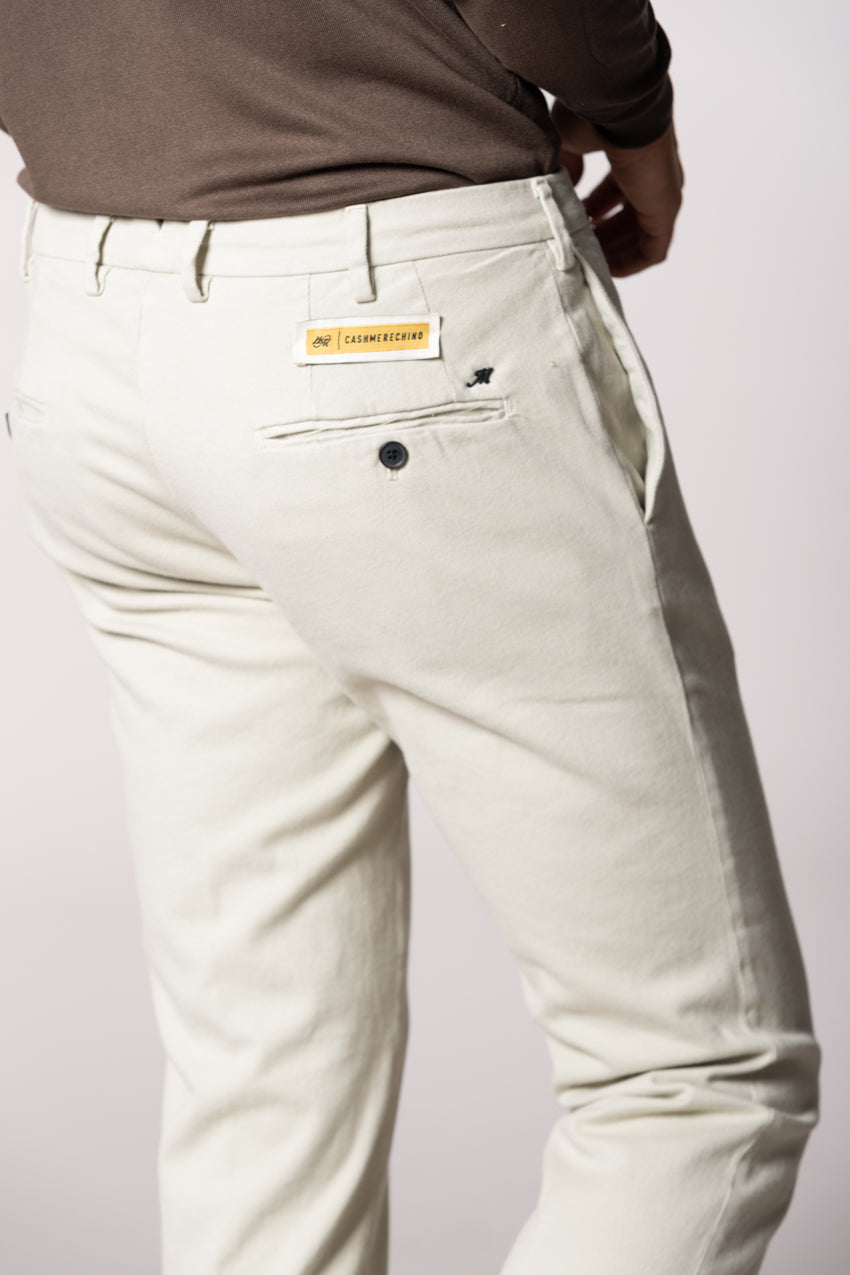 New York Sartoriale pantalone chino uomo sartoriale in cotone cashmere regular fit