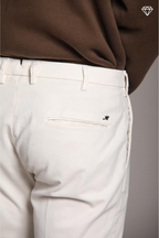 New York Sartoriale men's chino pants tailored in cotton and wool regular fit ①