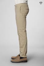 New York Sartoriale pantalone chino uomo sartoriale in cotone lana regular fit ①