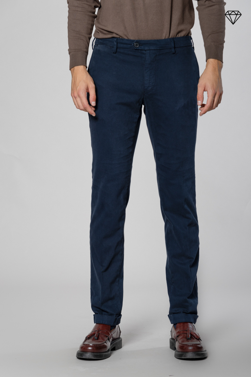 New York Sartoriale pantalon chino homme sartorial en coton laine regular fit ①