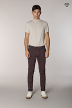 New York Sartoriale men's chino pants tailored in cotton and wool regular fit ①