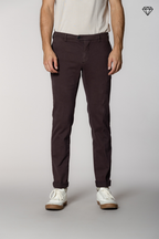 New York Sartoriale men's chino pants tailored in cotton and wool regular fit ①