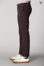 New York Sartoriale men's chino pants tailored in cotton and wool regular fit ①