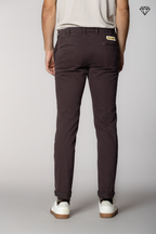 New York Sartoriale men's chino pants tailored in cotton and wool regular fit ①