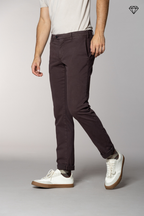 New York Sartoriale men's chino pants tailored in cotton and wool regular fit ①