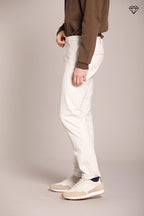 Foto 4 New York Sartoriale pantalone chino uomo sartoriale in cotone lana regular fit ①