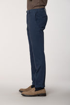 New York Sartoriale men's chino pants tailored in cotton silk regular fit
