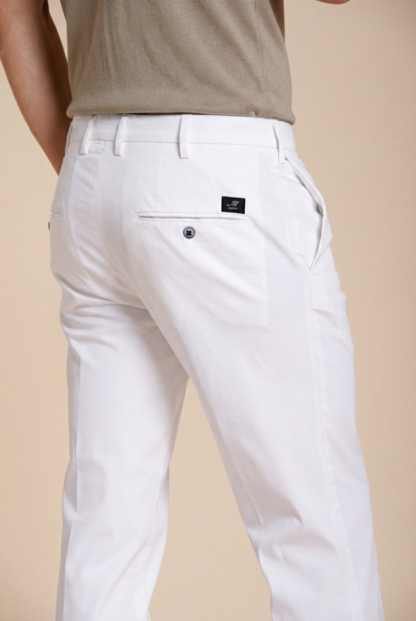 New York pantalone chino uomo in gabardina stretch regular fit ①