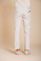 New York pantalone chino uomo in gabardina stretch regular fit ①