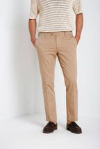 New York pantalon chino homme en gabardine stretch regular fit ①