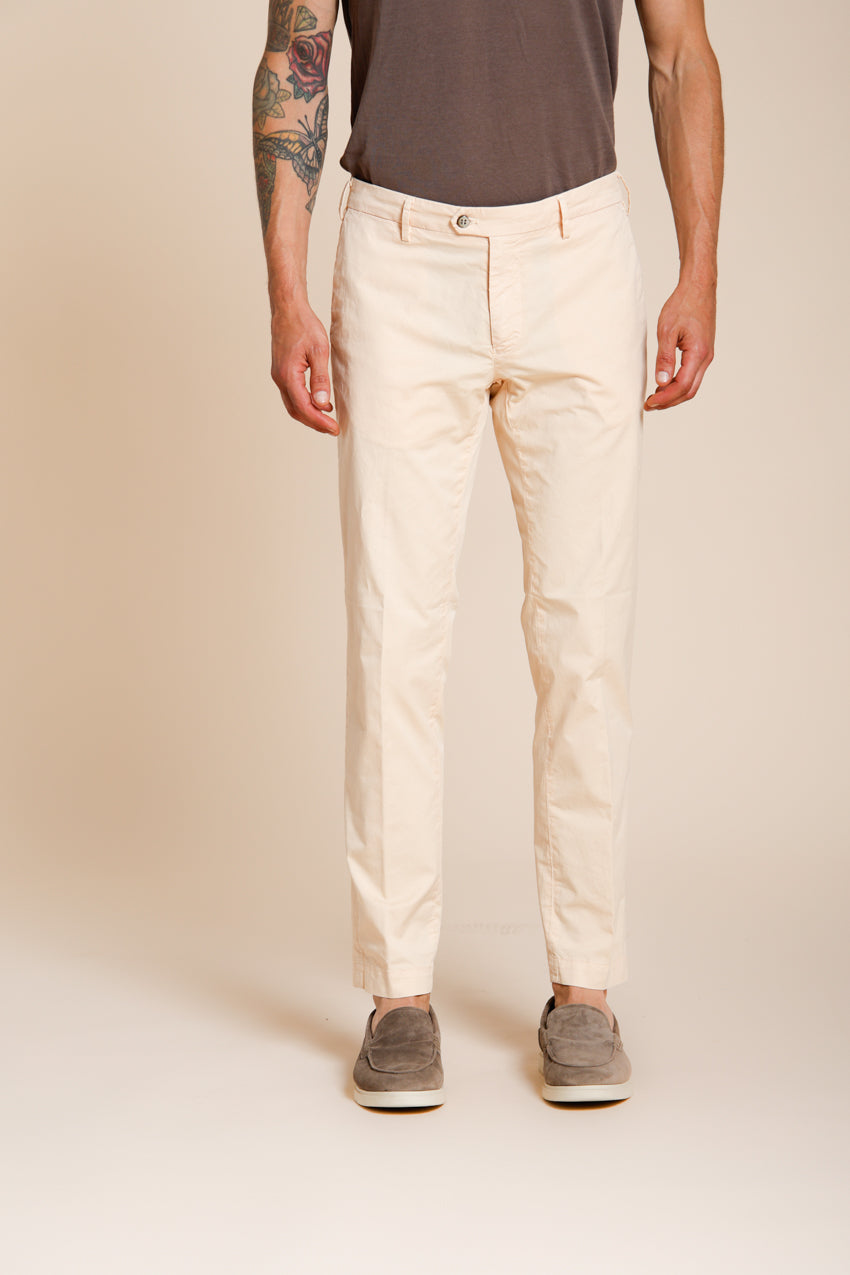 New York pantalon chino homme en gabardine stretch regular fit ①
