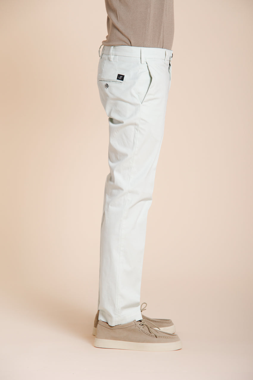 New York pantalone chino uomo in gabardina stretch regular fit ①
