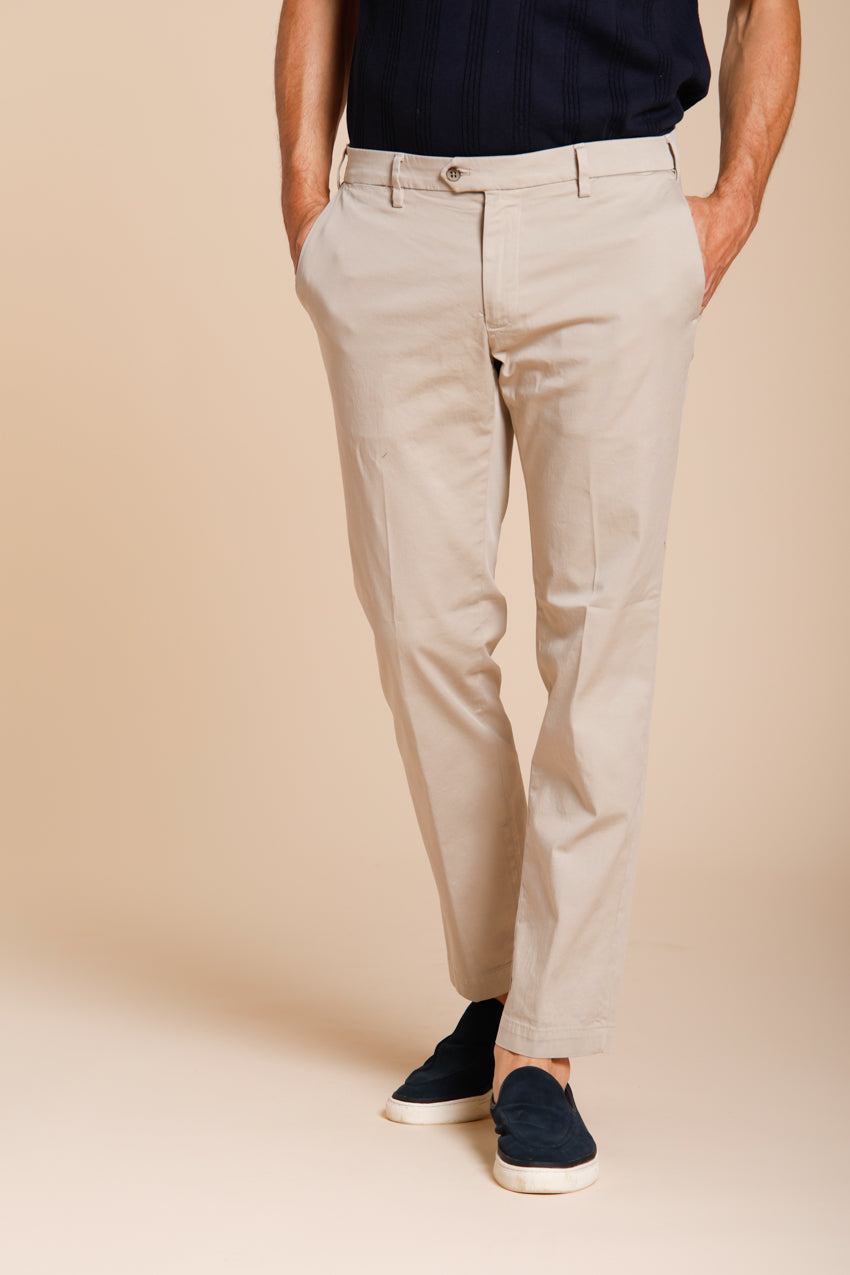 New York men's chino pants in stretch gabardine regular fit ①